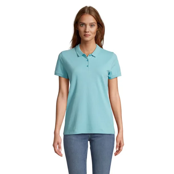 PLANET WOMEN POLO-170g Pool blue