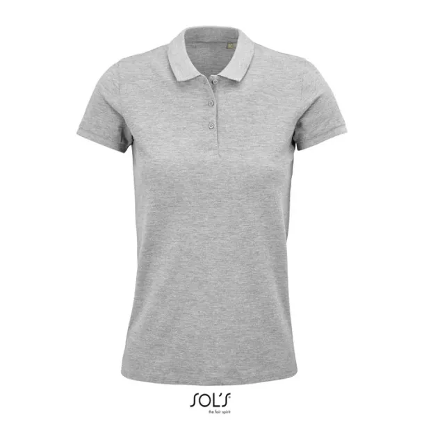 PLANET WOMEN POLO-170g Grey Melange