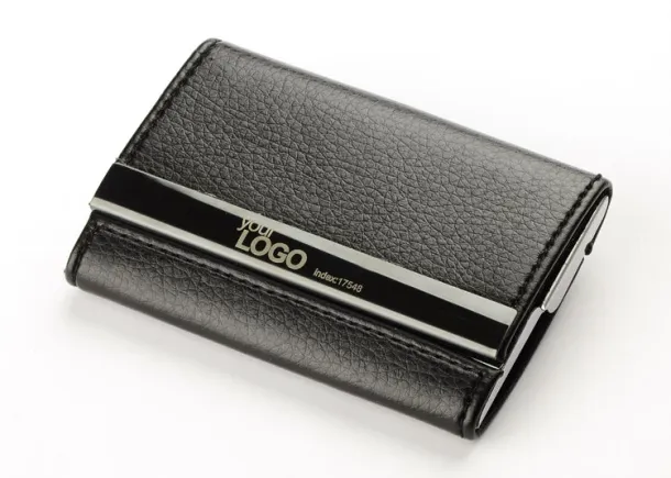 GEMINI Business card holder Crna