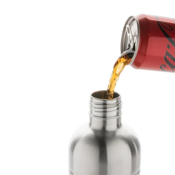  Soda boca za gazirana pića od RCS certificiranog re-čelika, 800ml - XD Xclusive Srebrna