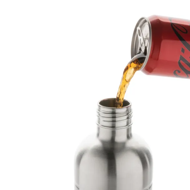  Soda boca za gazirana pića od RCS certificiranog re-čelika, 800ml - XD Xclusive Srebrna