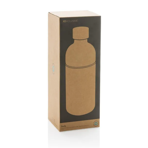  Soda boca za gazirana pića od RCS certificiranog re-čelika, 800ml - XD Xclusive Bijela