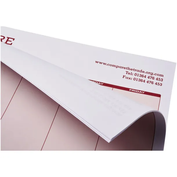 Desk-Mate® A3 notepad - Unbranded White