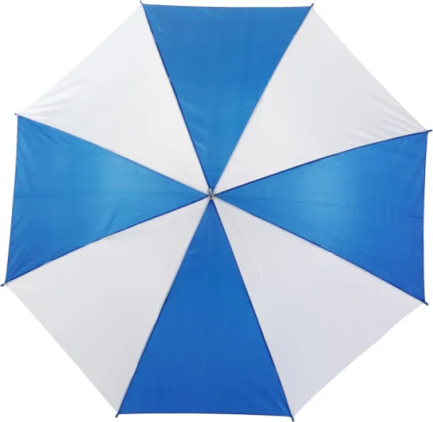  Polyester (190T) umbrella Russell blue white