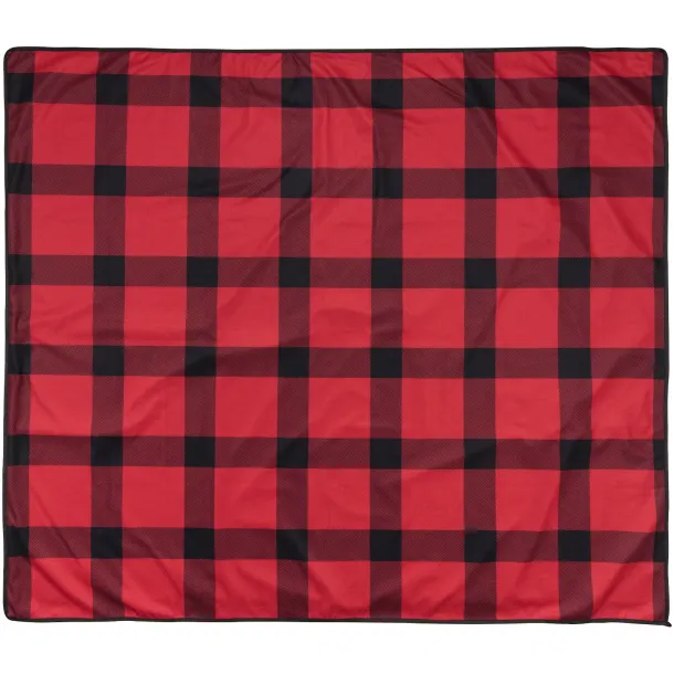 Buffalo picnic plaid - Bullet Red Solid black
