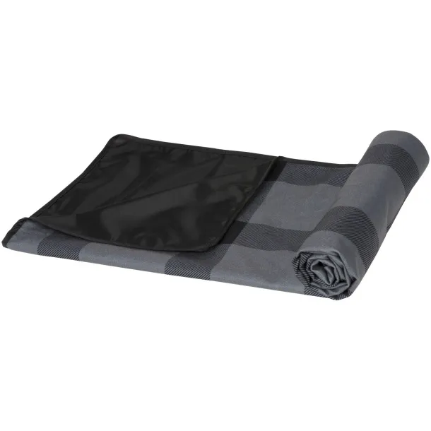 Buffalo picnic plaid - Bullet Grey Solid black