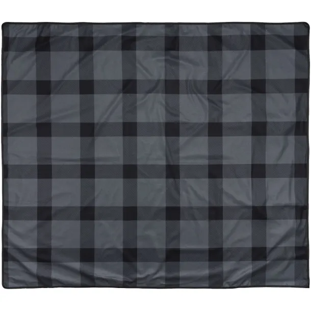 Buffalo picnic plaid - Bullet Grey Solid black