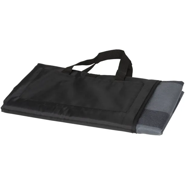 Buffalo picnic plaid - Bullet Grey Solid black