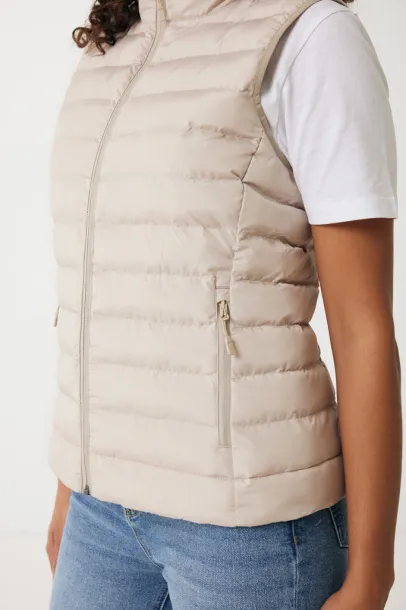  Iqoniq Meru women recycled polyester bodywarmer - iqoniq beige 