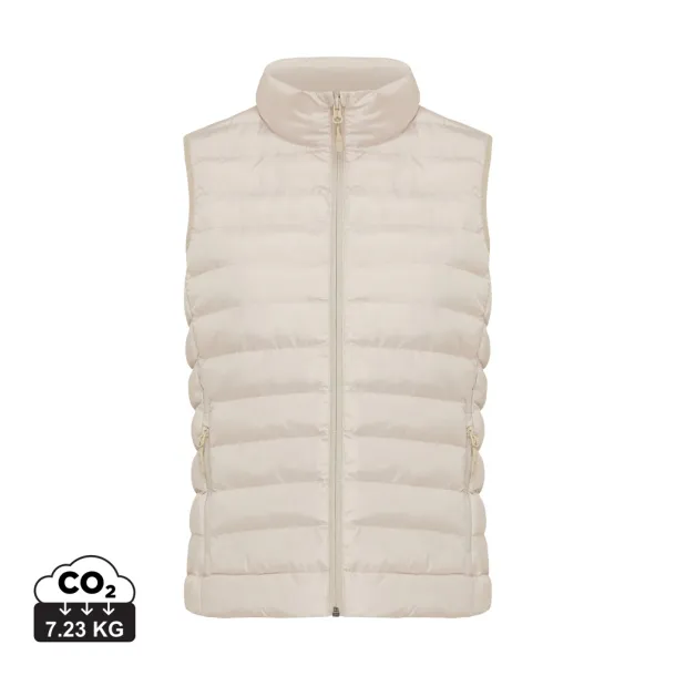  Iqoniq Meru women recycled polyester bodywarmer - iqoniq beige 