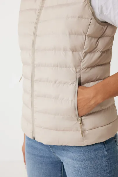  Iqoniq Meru women recycled polyester bodywarmer - iqoniq beige 