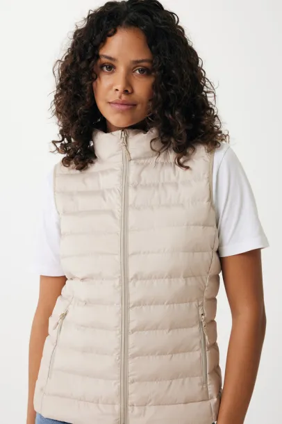  Iqoniq Meru women recycled polyester bodywarmer - iqoniq beige 