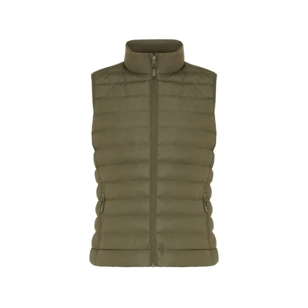  Iqoniq Meru women recycled polyester bodywarmer - iqoniq khaki