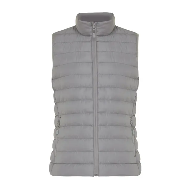  Iqoniq Meru women recycled polyester bodywarmer - iqoniq silver grey