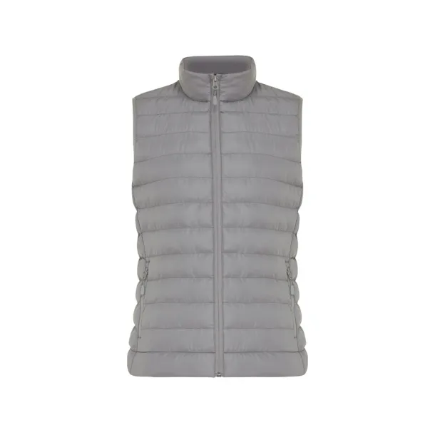  Iqoniq Meru women recycled polyester bodywarmer - iqoniq silver grey