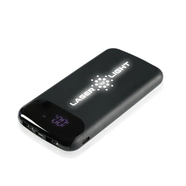  Power bank 8000 mAh Mauro Conti, wireless charger 5W Crna