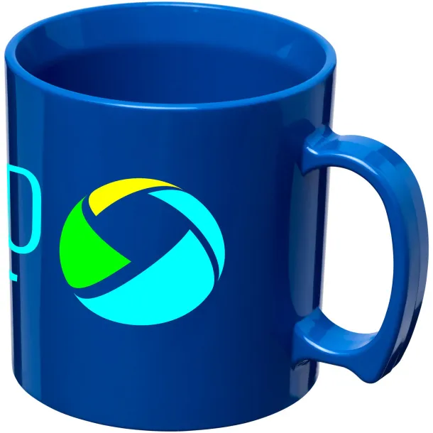 Standard 300 ml plastic mug Blue