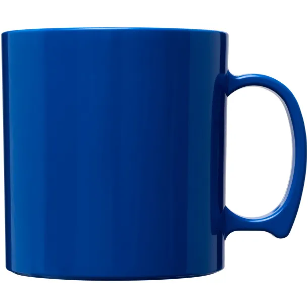 Standard 300 ml plastic mug Blue