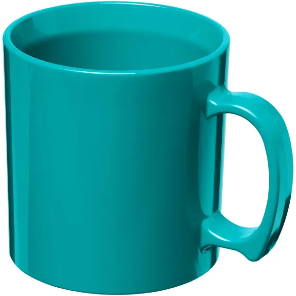 Standard 300 ml plastic mug Aqua