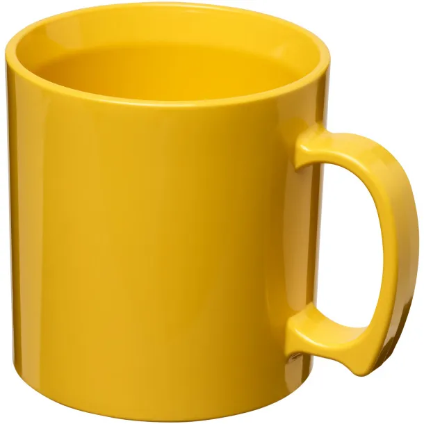 Standard 300 ml plastic mug - Unbranded Yellow