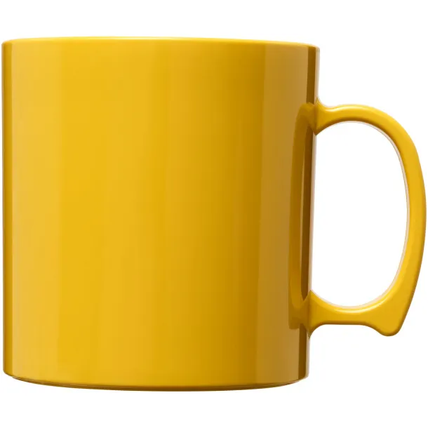 Standard 300 ml plastic mug - Unbranded Yellow