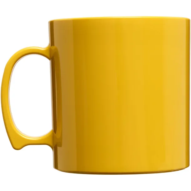 Standard 300 ml plastic mug - Unbranded Yellow