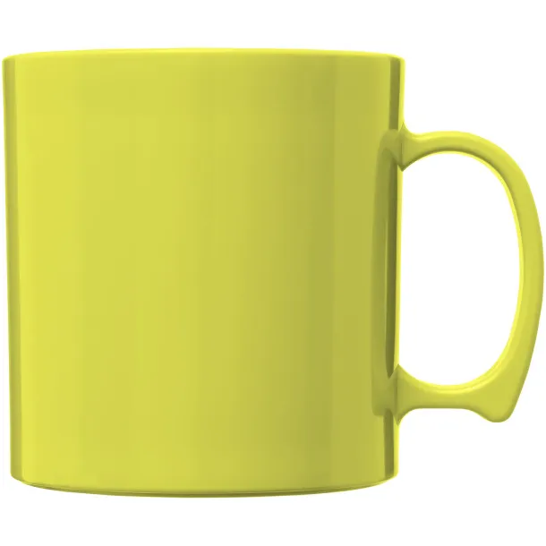 Standard 300 ml plastic mug Lime