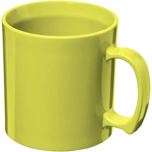 Standard 300 ml plastic mug Lime