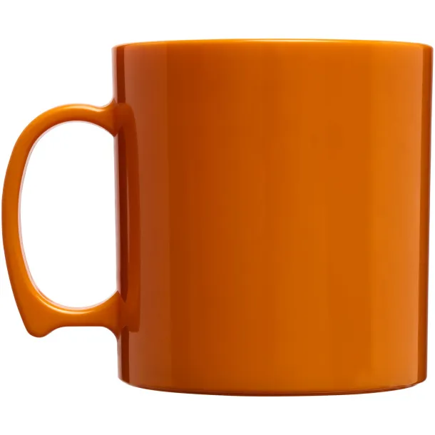 Standard 300 ml plastic mug - Unbranded Orange