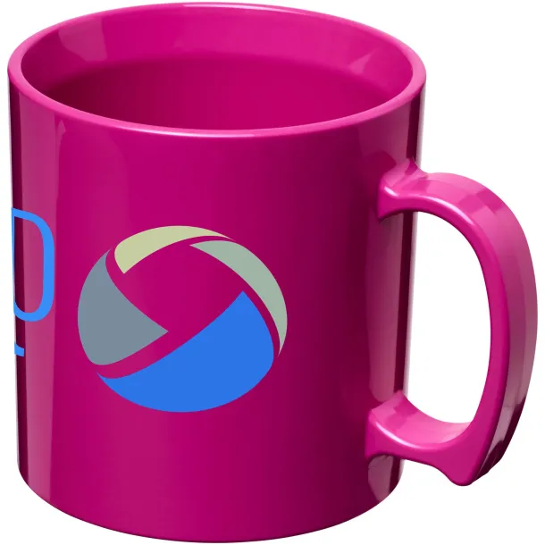 Standard 300 ml plastic mug Magenta