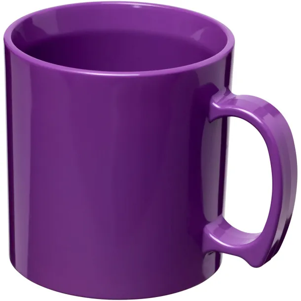 Standard 300 ml plastic mug Purple