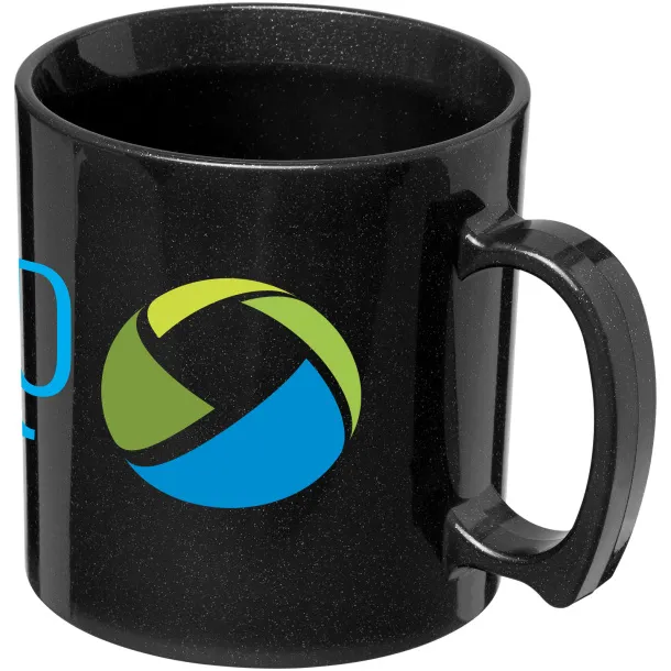 Standard 300 ml plastic mug Midnight Black