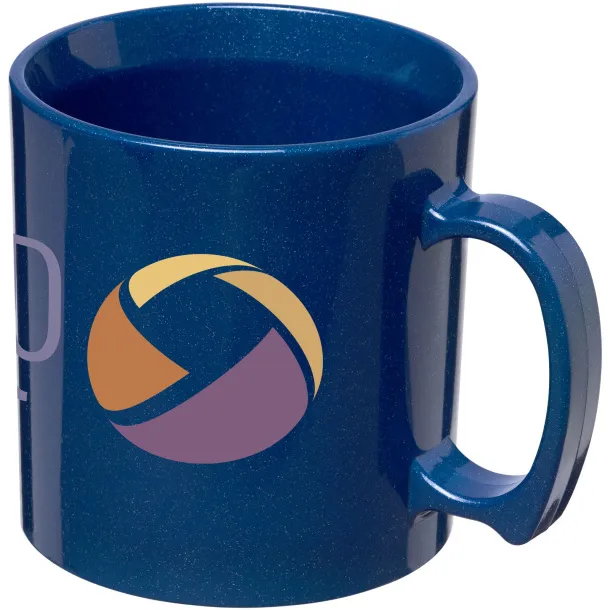 Standard 300 ml plastic mug Mid blue