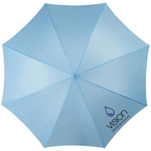 Lisa 23" auto open umbrella with wooden handle Process blue