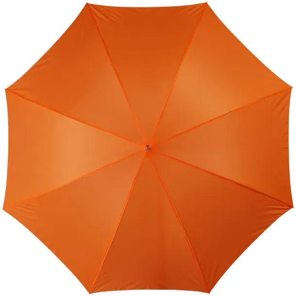 Lisa 23" auto open umbrella with wooden handle Orange