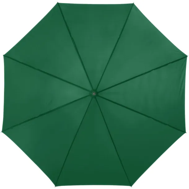 Lisa 23" auto open umbrella with wooden handle - Unbranded Green