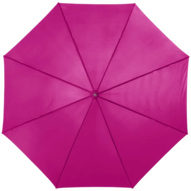 Lisa 23" auto open umbrella with wooden handle - Unbranded Magenta