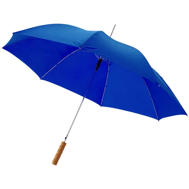 Lisa 23" auto open umbrella with wooden handle Royal blue