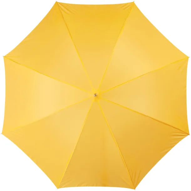 Lisa 23" auto open umbrella with wooden handle - Unbranded Yellow