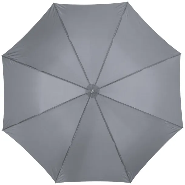 Lisa 23" auto open umbrella with wooden handle Grey