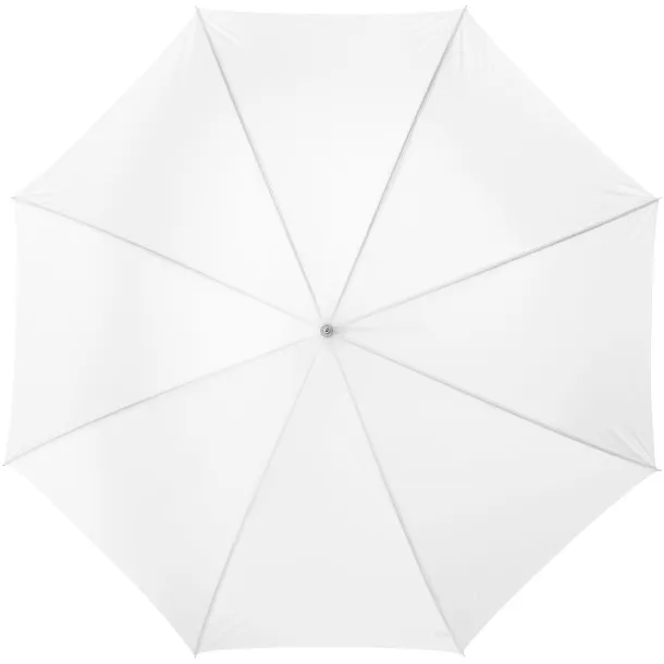 Lisa 23" auto open umbrella with wooden handle - Unbranded White