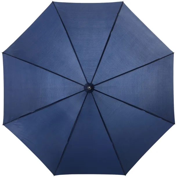 Lisa 23" auto open umbrella with wooden handle Navy Blue