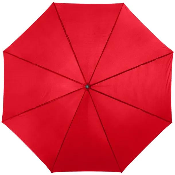 Lisa 23" auto open umbrella with wooden handle Red