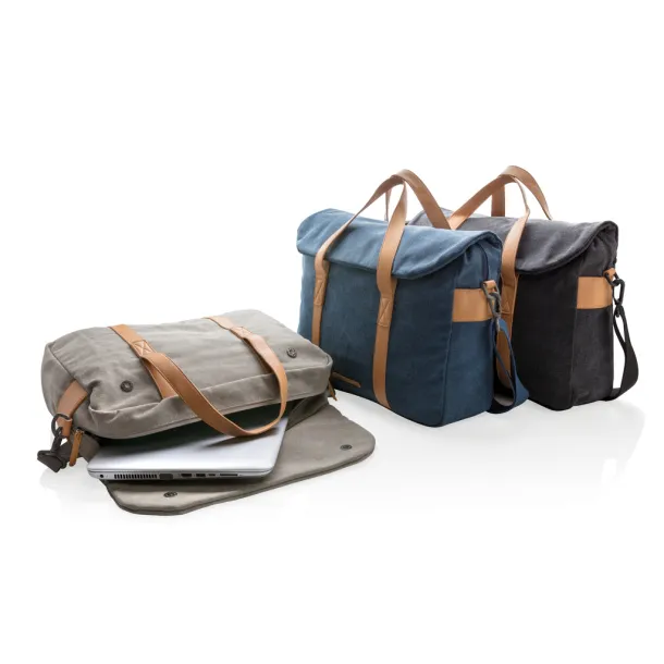  Platnena torba za laptop, 15.6” - XD Collection Siva