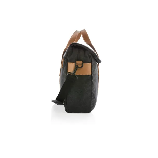  Platnena torba za laptop, 15.6” - XD Collection Crna
