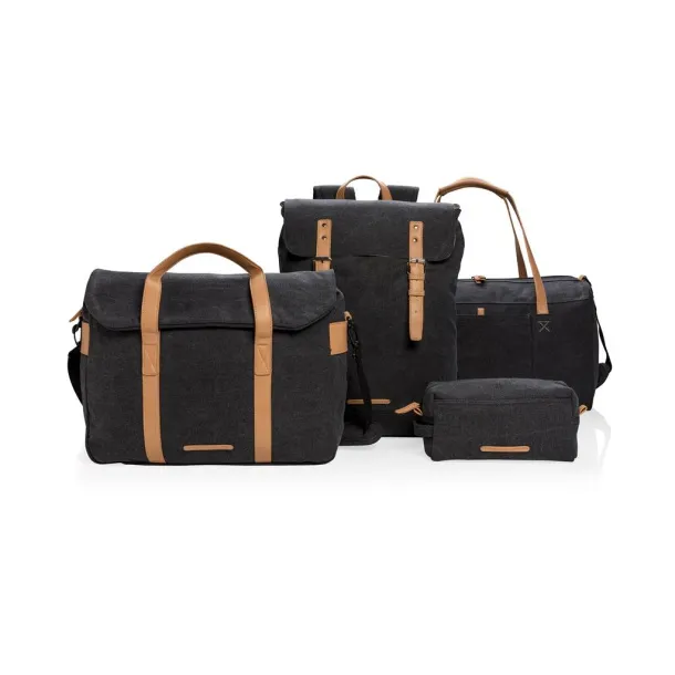  Platnena torba za laptop, 15.6” - XD Collection Crna
