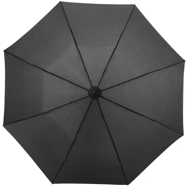 Oho 20" foldable umbrella Solid black