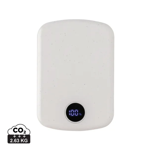  MagBoost RCS recycled plastic 5000 mah15W magnetic powerbank - XD Collection White 