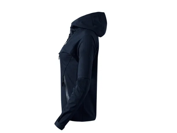 BLACK PEAK WOMEN women`s softshell jacket with hood - EXPLODE Blue