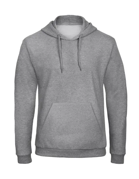  ID.203 50/50 Hooded Sweatshirt Unisex - B&C Heather Grey